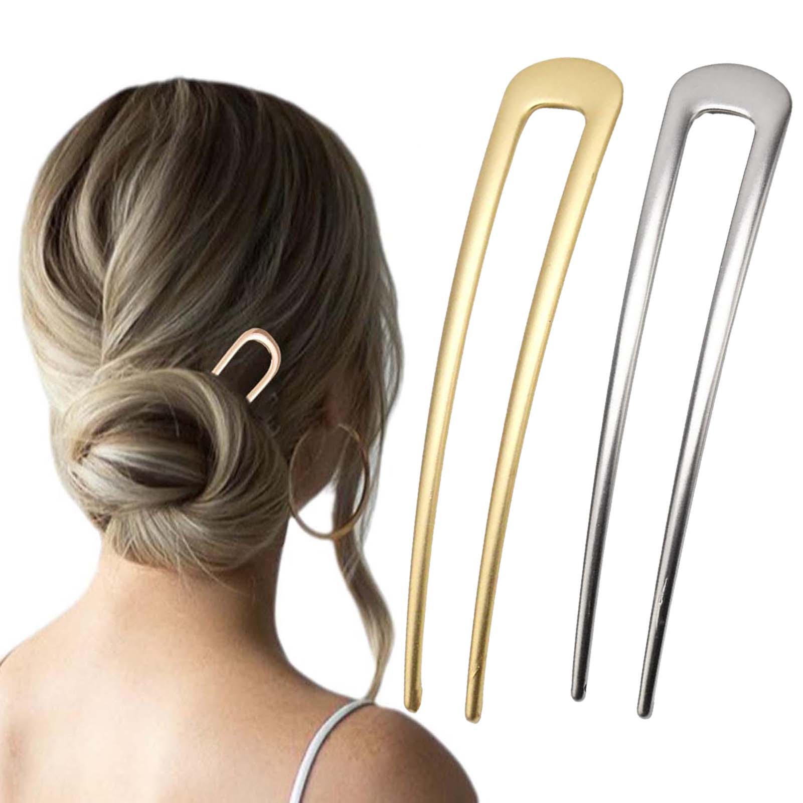 Women Accessories On Sale - Jepit Rambut Bentuk U Prancis Vintage