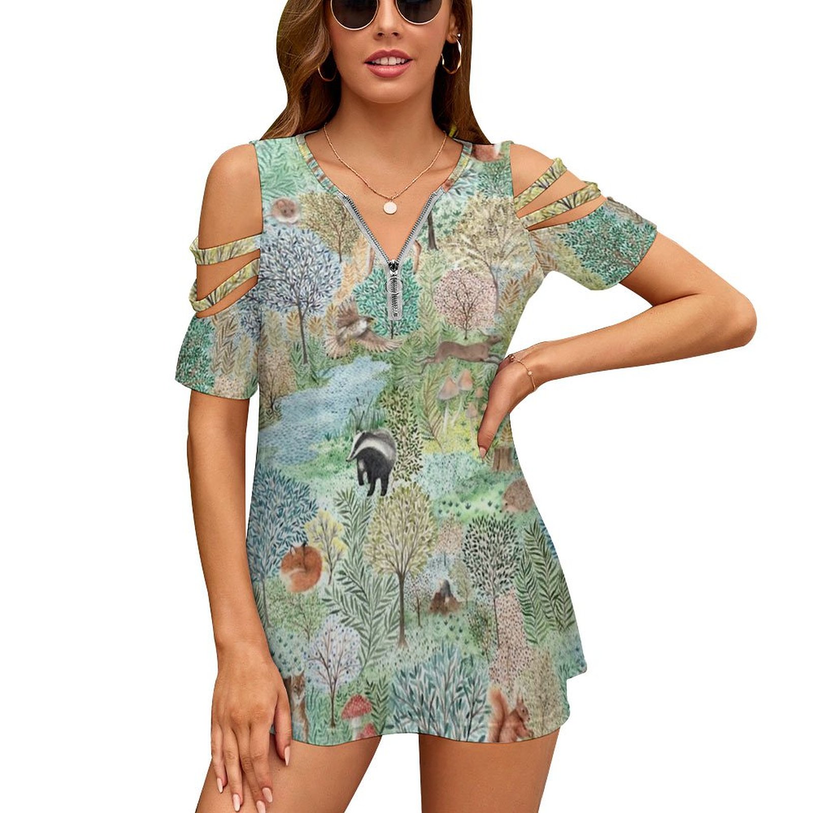 Women Accessories In English - Kaos wanita Windermere Woods, kaus mode