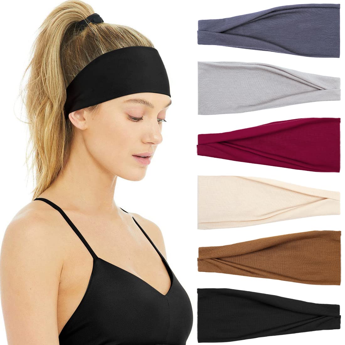 Women'S Yoga Accessories - Bando untuk wanita antiselip, ikat kepala