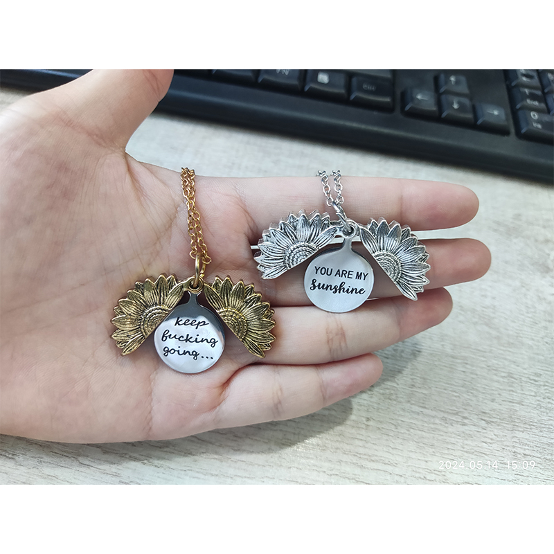 Layered Necklace Set - Nexthvance kalung kustom bunga matahari dapat
