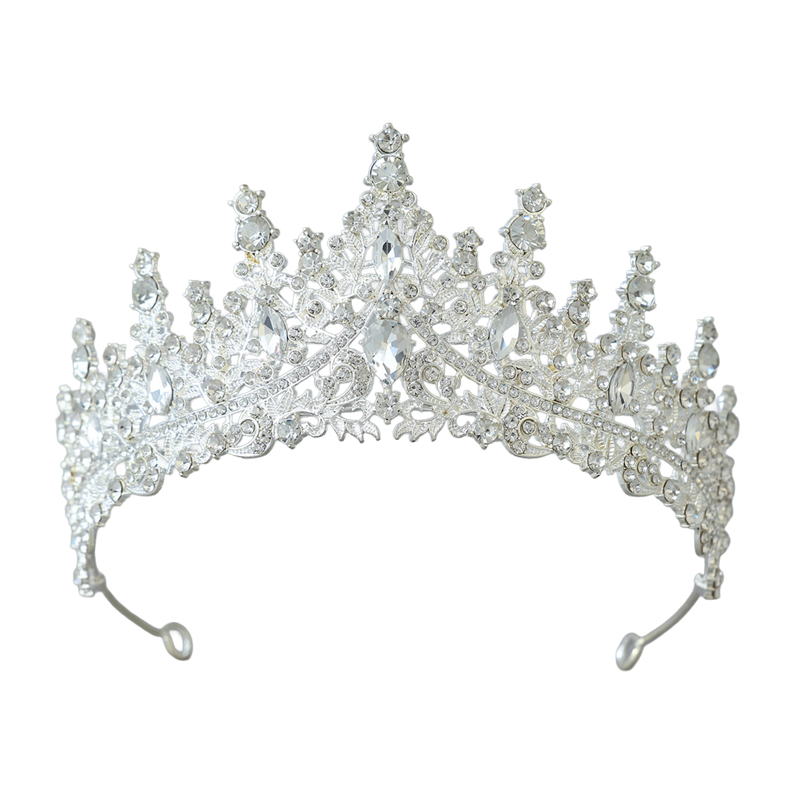 Women'S Hair Accessories Wedding - Mahkota Pengantin Bertabur Rhinestone Berkilau untuk