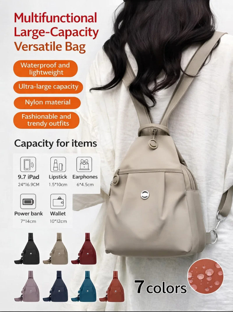 Women Accessories Pouch - Ransel Mini Ringan Wanita, Tas Dada