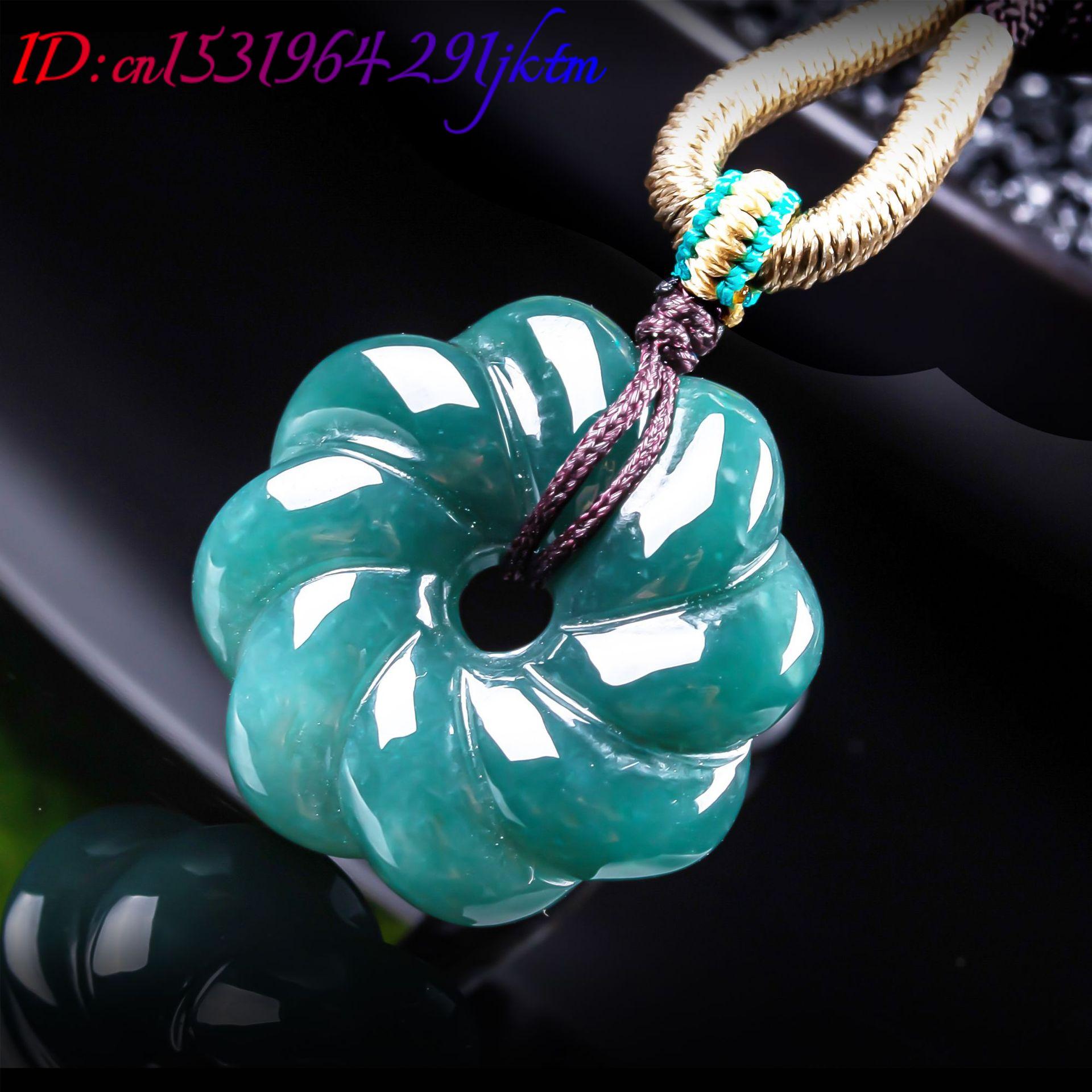 Kalung Liontin Bunga Giok Burm - Women Accessories To Gift ulasan dan harga