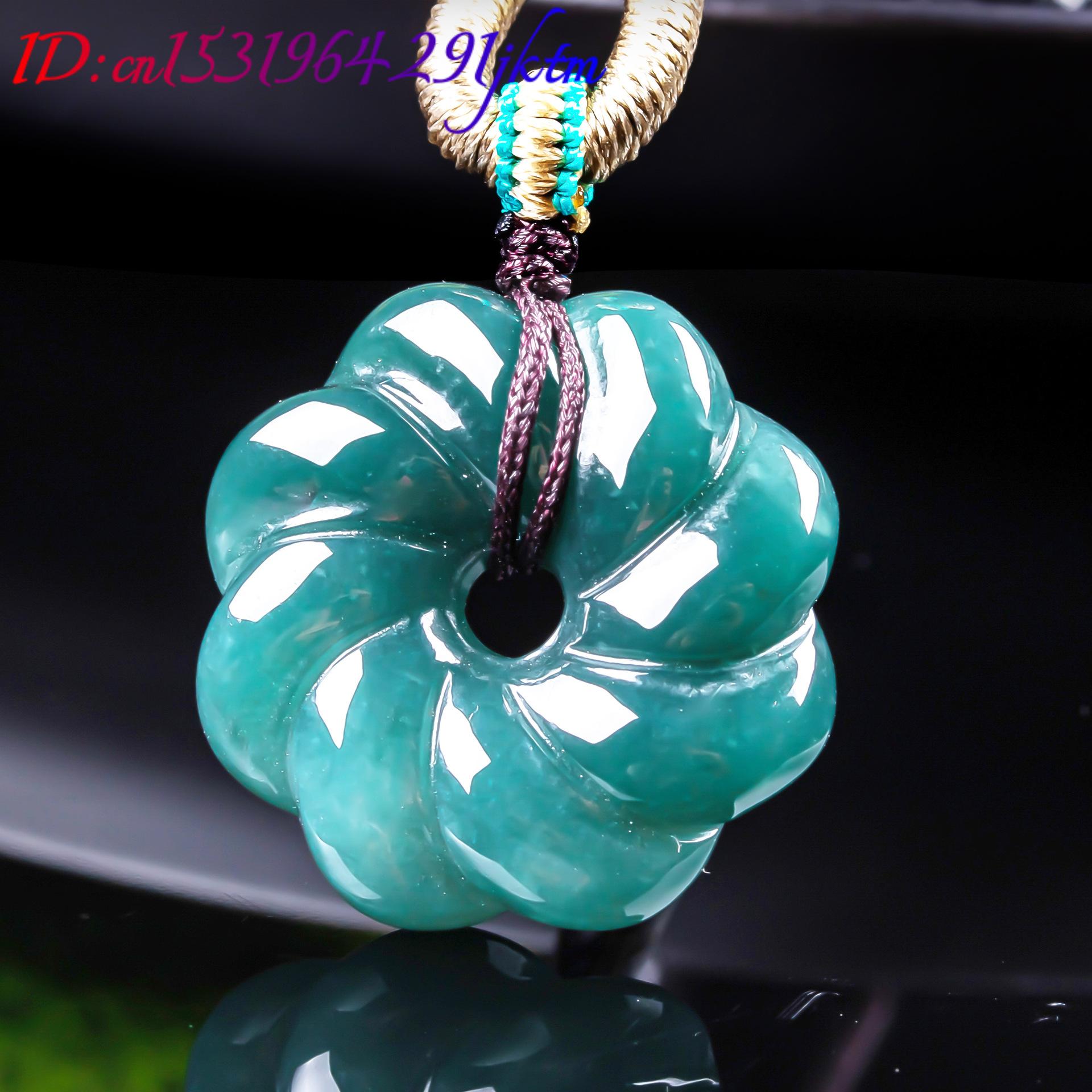 Kalung Liontin Bunga Giok Burm - Women Accessories To Gift ulasan dan harga