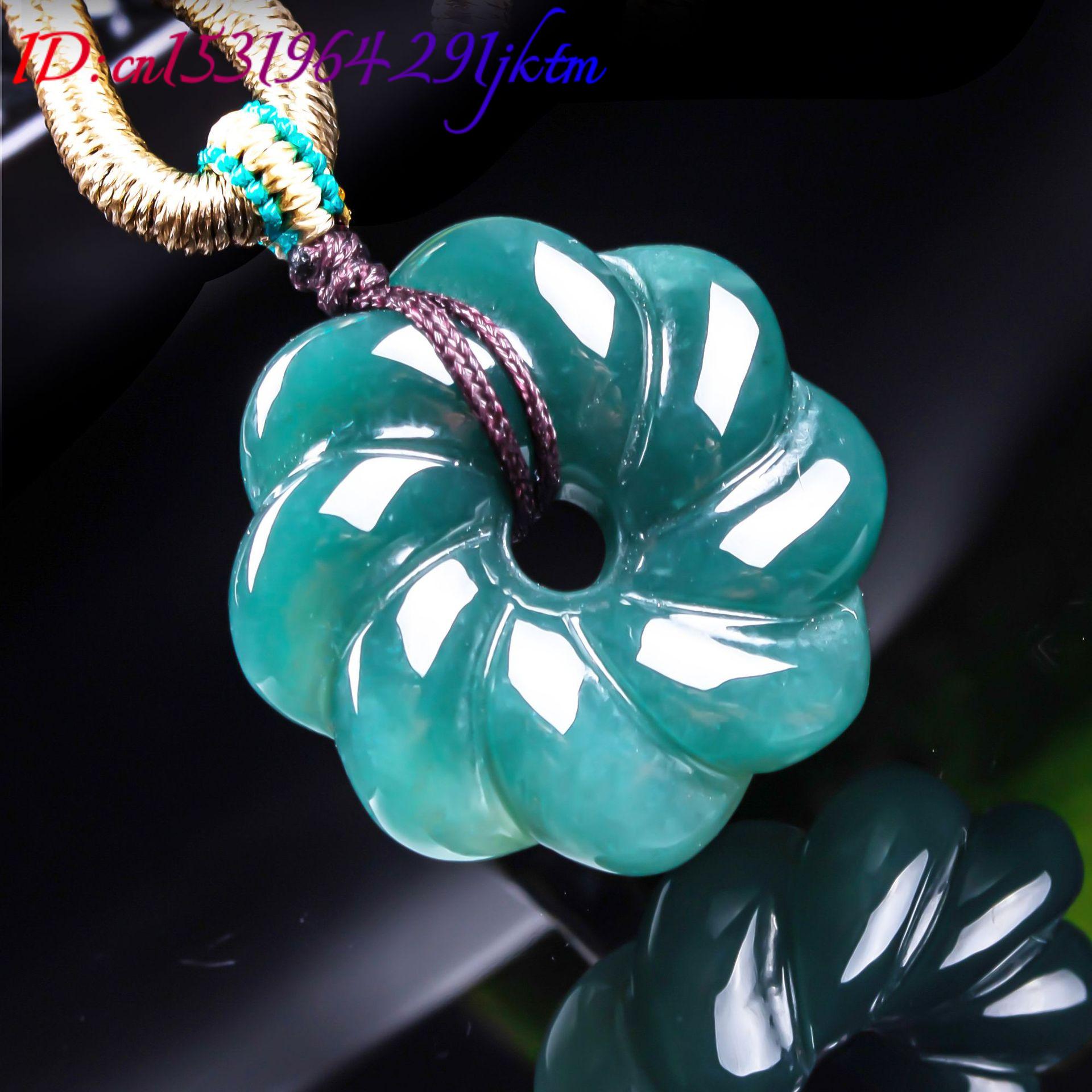 Kalung Liontin Bunga Giok Burm - Women Accessories To Gift ulasan dan harga