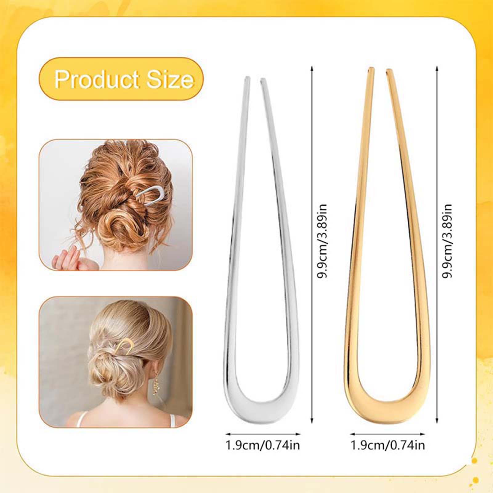 Jepit Rambut Bentuk U Prancis  - Women Accessories On Sale ulasan dan harga
