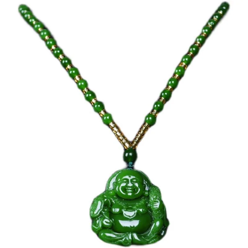 Cina Green Jade Maitreya Buddh - Women Accessories To Gift ulasan dan harga