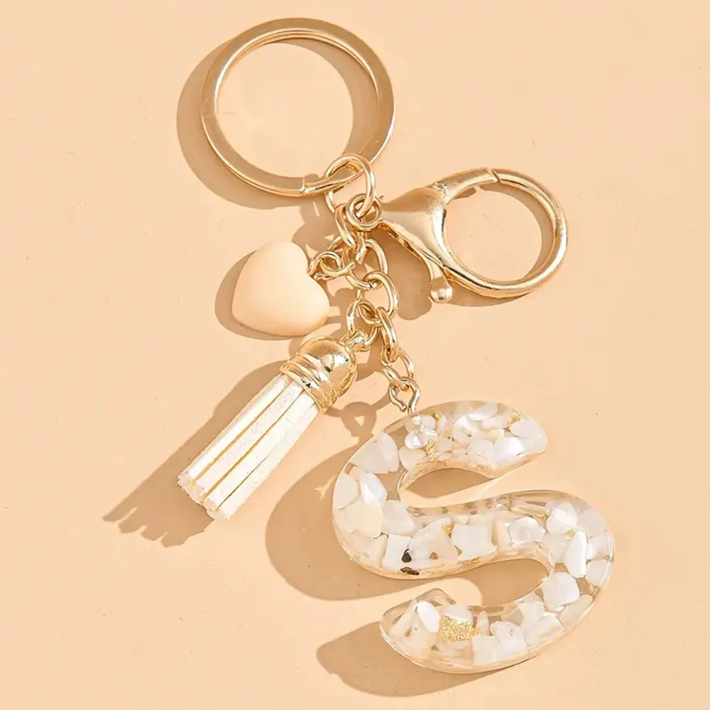 Gantungan Kunci Alfabet A-Z, H - Women Accessories In English ulasan dan harga