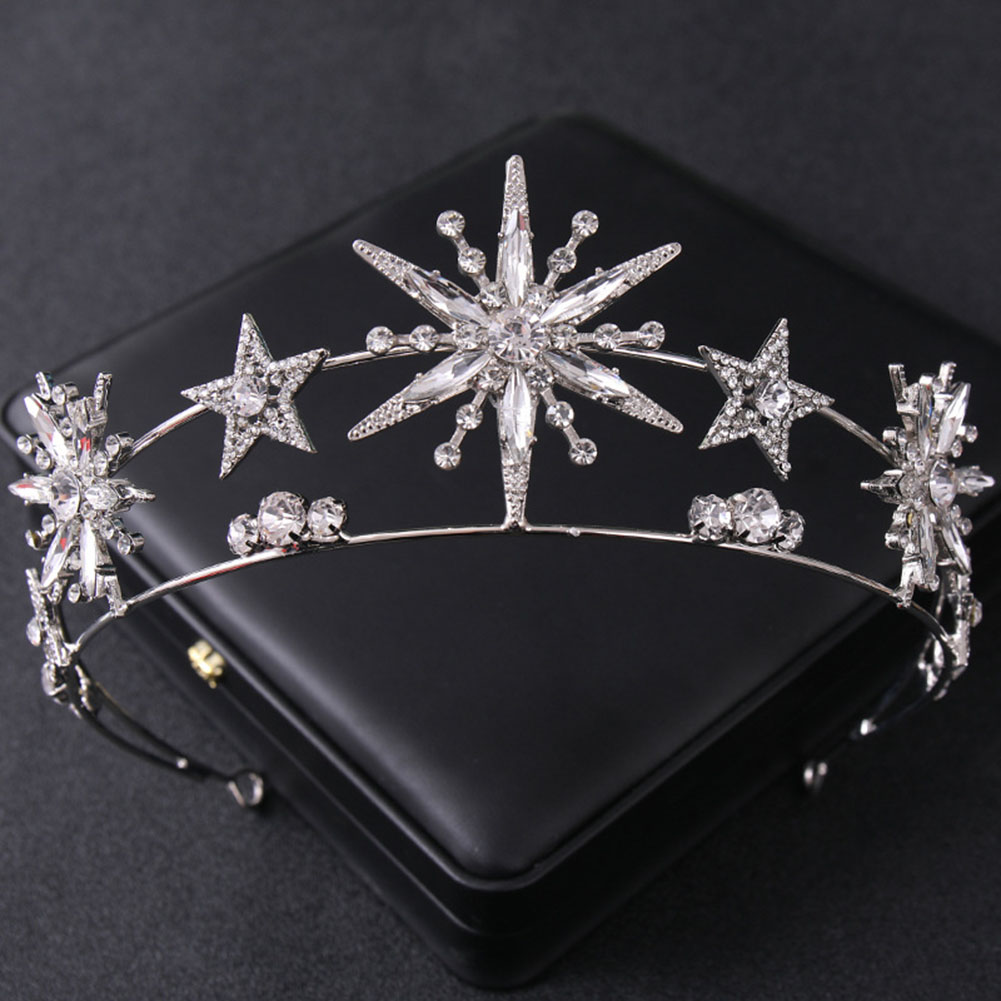 Mahkota Berbentuk Bintang Berl - Women'S Hair Accessories Wedding ulasan dan harga
