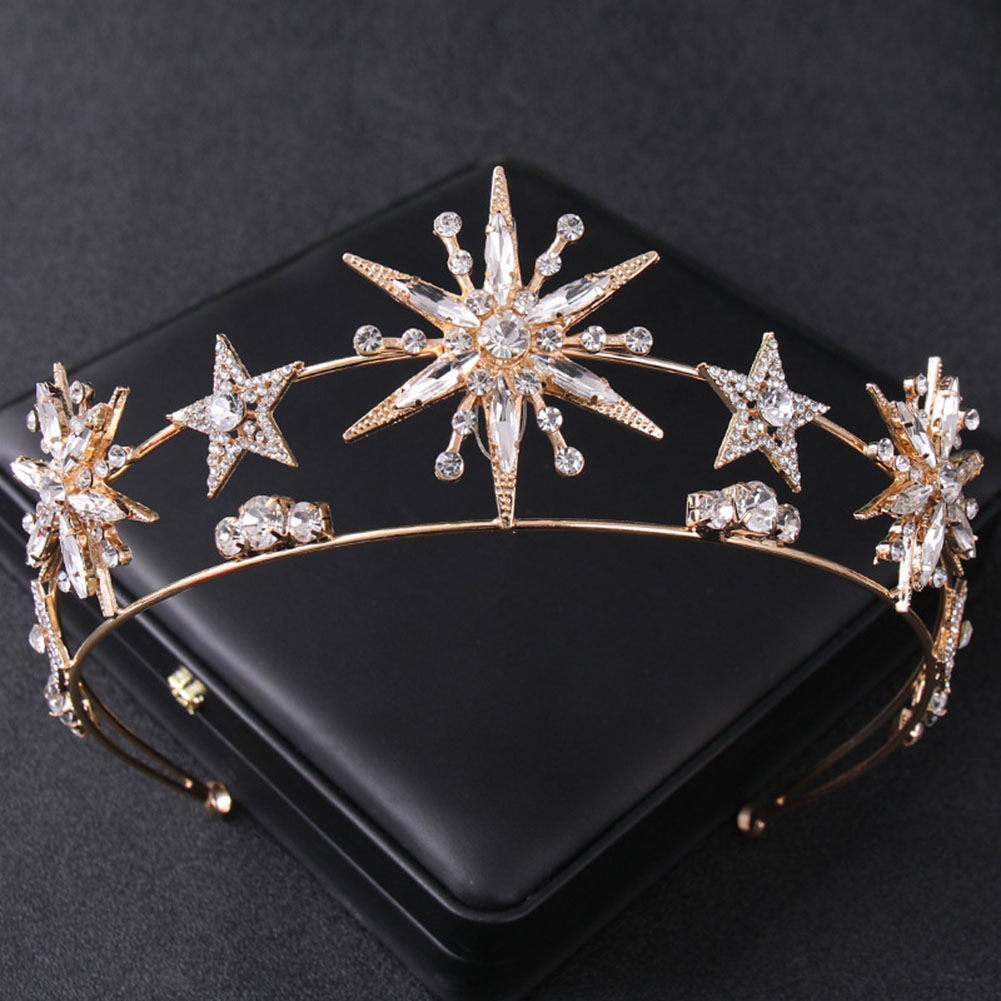 Mahkota Berbentuk Bintang Berl - Women'S Hair Accessories Wedding ulasan dan harga
