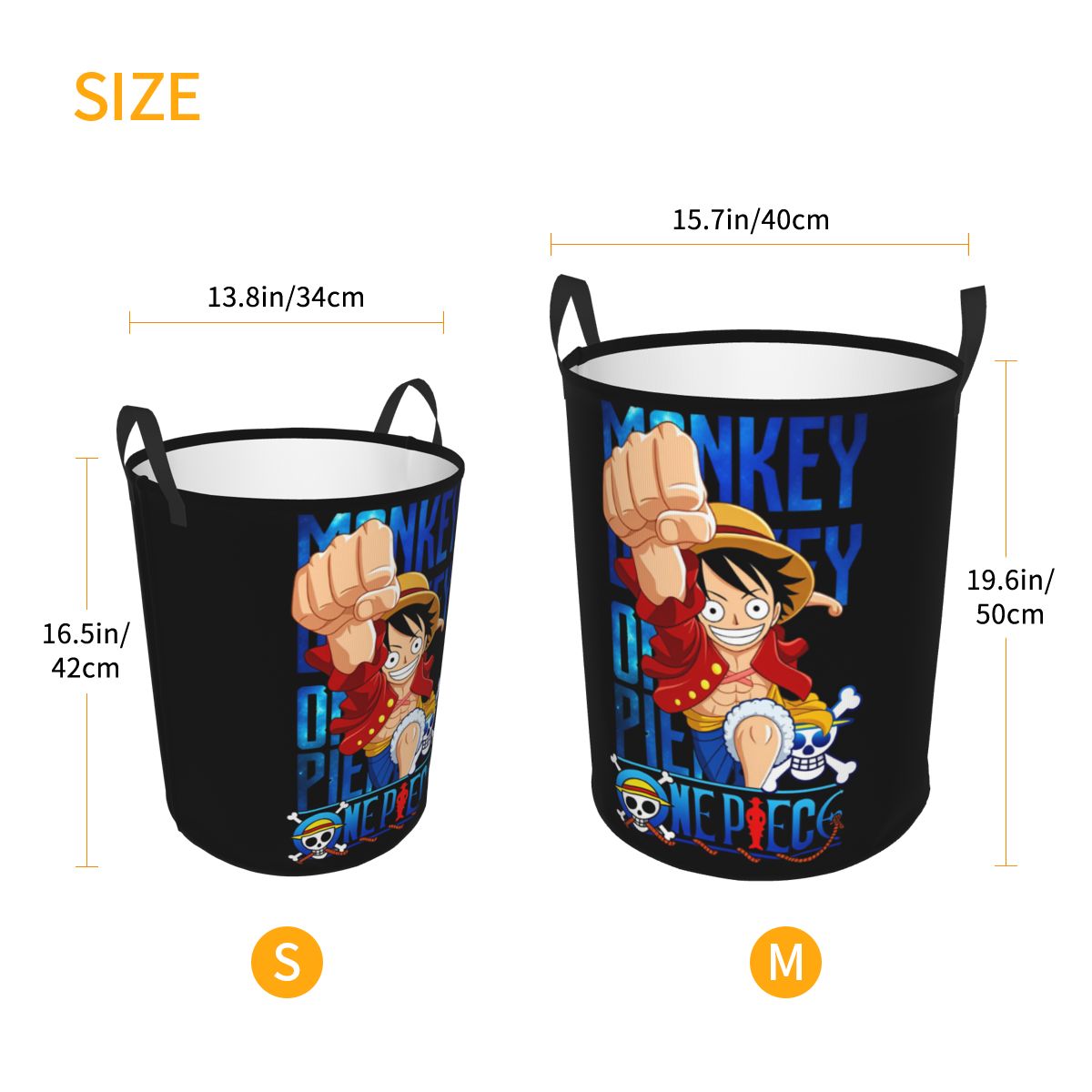 Luffy One Piece Laundry Hamper - Women Accessories Hamper ulasan dan harga