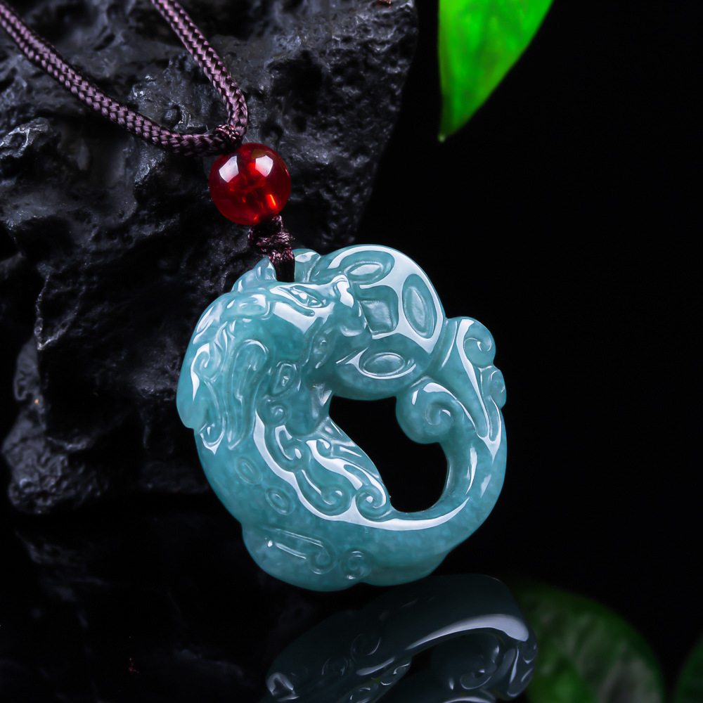 Liontin Pixiu Giok Burma Asli, - Women Accessories To Gift ulasan dan harga