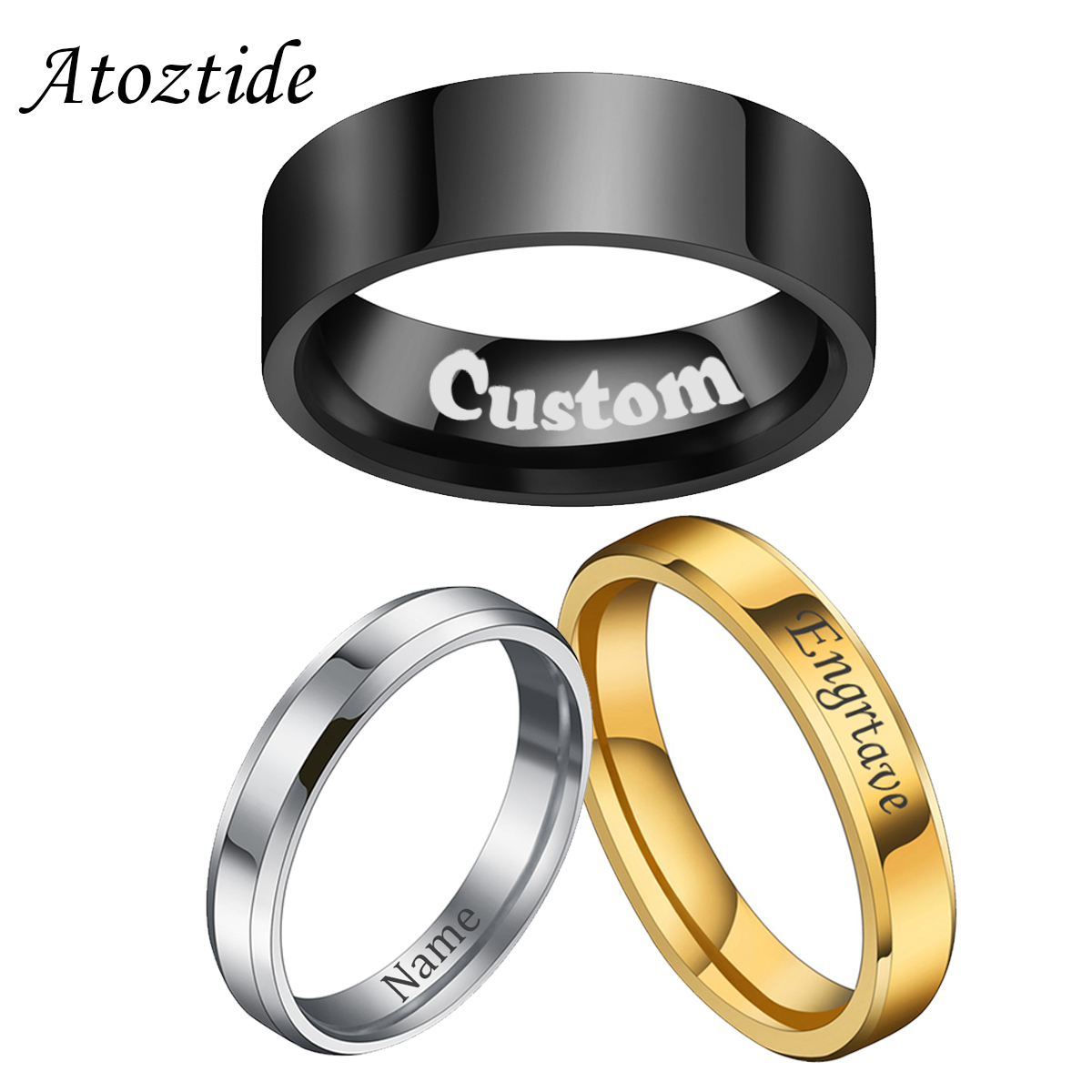 Atoztide 4/6/8Mm Cincin Tangga - Wrap Ring Gold ulasan dan harga