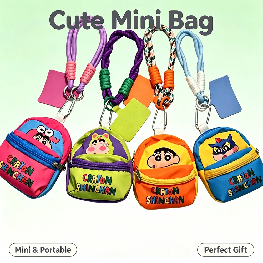 Tas Lanyard Mini Crayon Shin-c - Women Accessories Pouch ulasan dan harga
