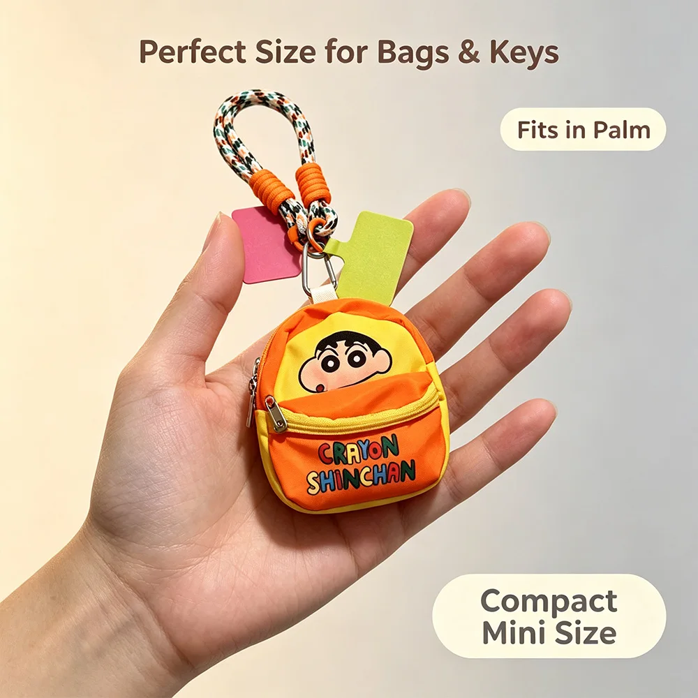 Tas Lanyard Mini Crayon Shin-c - Women Accessories Pouch ulasan dan harga
