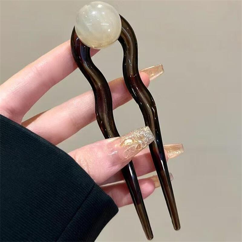 Jepit Rambut Bentuk U Mutiara  - Women Accessories On Sale ulasan dan harga