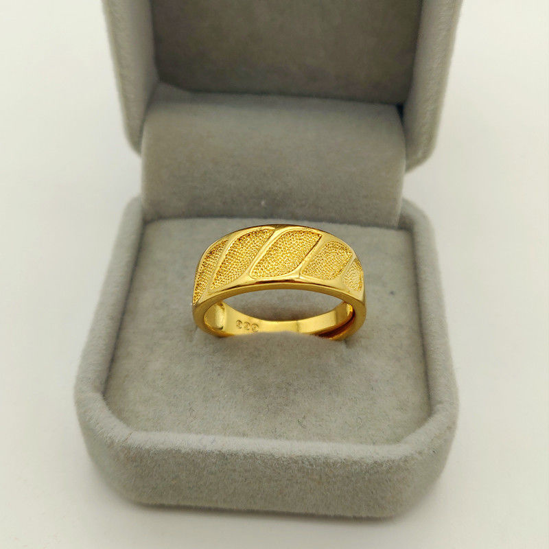 Cincin lapis murni klasik asli - Wrap Ring Gold ulasan dan harga