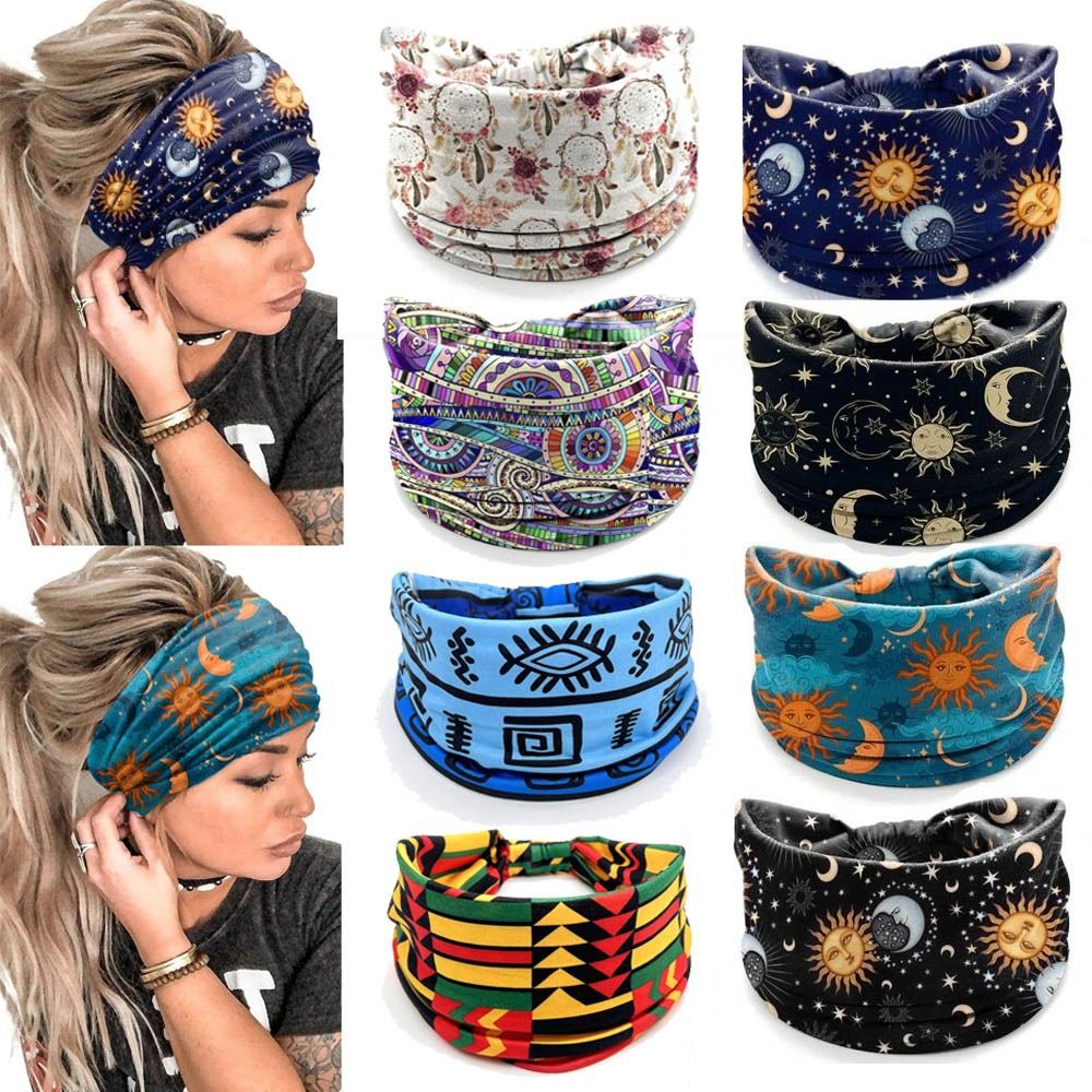 Ikat Kepala Elastis Lebar Baru - Women'S Yoga Accessories ulasan dan harga