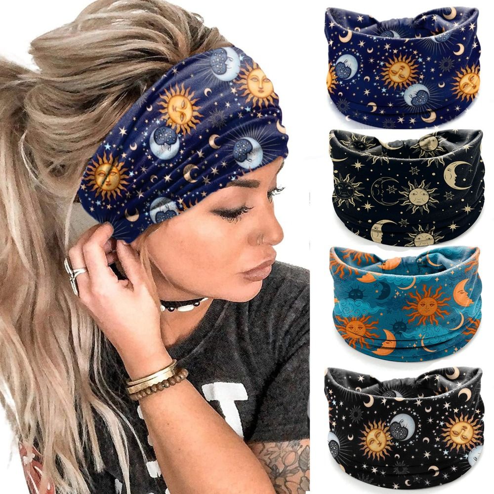 Ikat Kepala Elastis Lebar Baru - Women'S Yoga Accessories ulasan dan harga