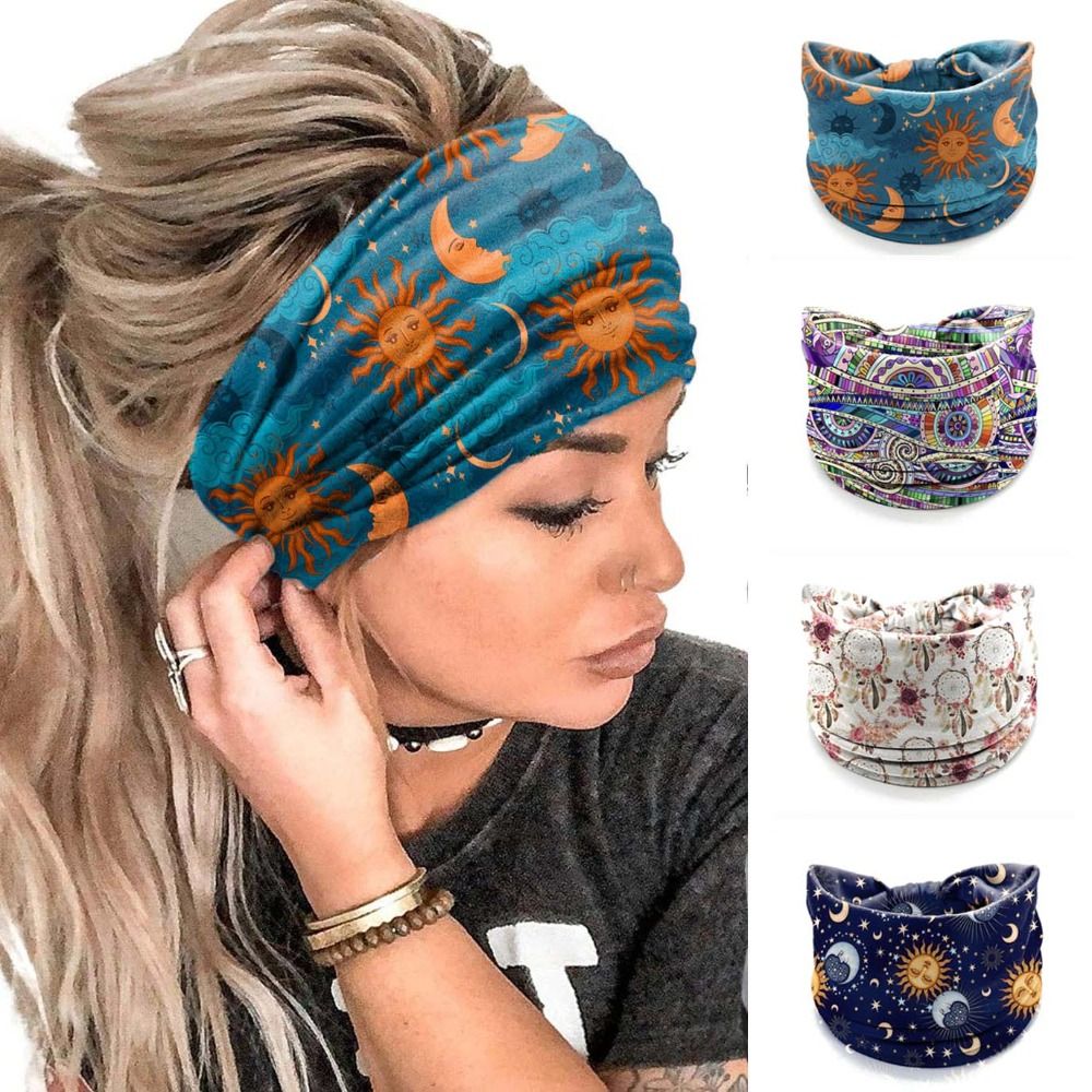 Ikat Kepala Elastis Lebar Baru - Women'S Yoga Accessories ulasan dan harga