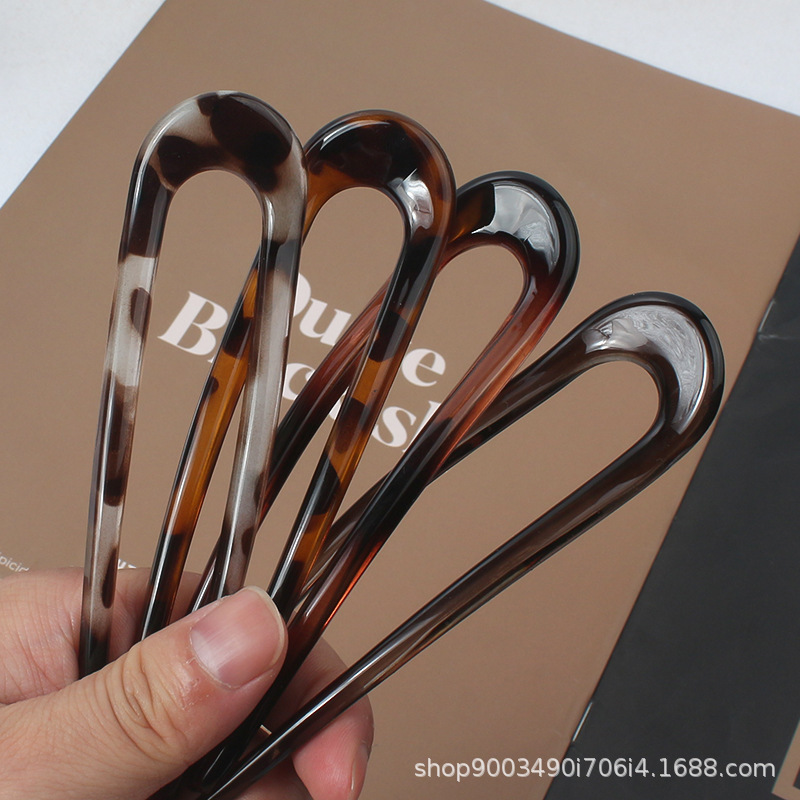 Jepit rambut bentuk U motif ma - Women Accessories On Sale ulasan dan harga
