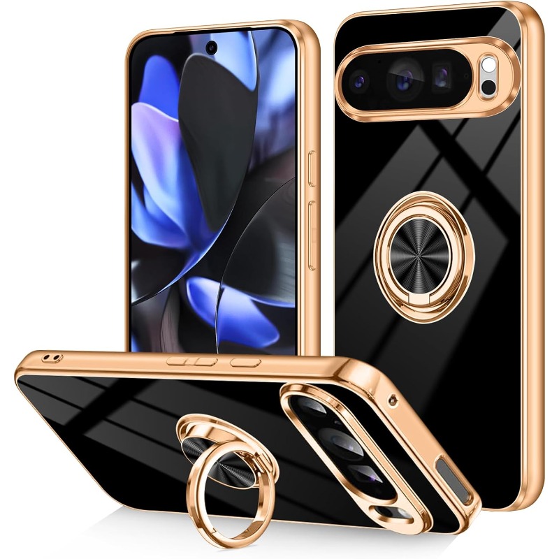 Casing HP Google Pixel 10 9 8  - Wrap Ring Gold ulasan dan harga