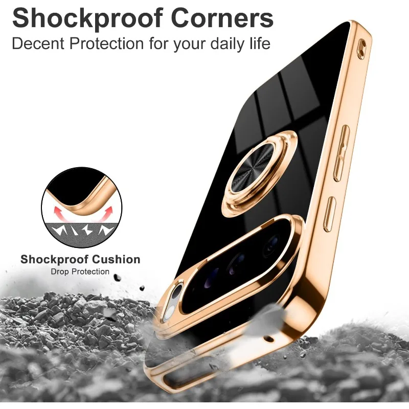 Casing HP Google Pixel 10 9 8  - Wrap Ring Gold ulasan dan harga