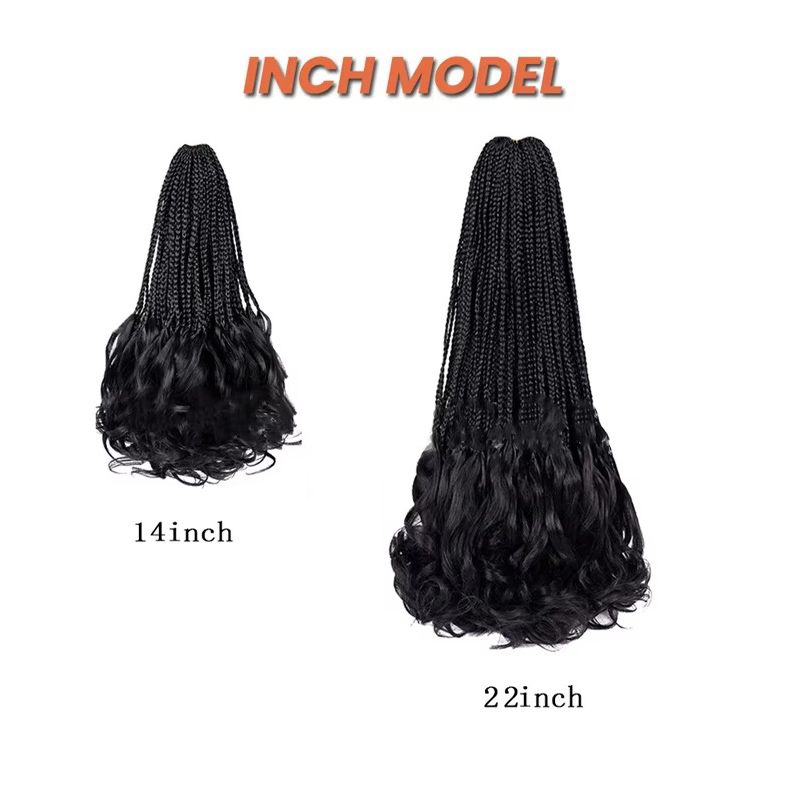 Kepang Crochet French Curl 14  - Women Accessories Pack ulasan dan harga