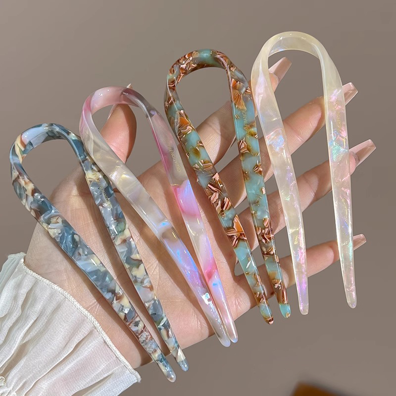 Tusuk Rambut Bentuk U dari Ase - Women Accessories On Sale ulasan dan harga