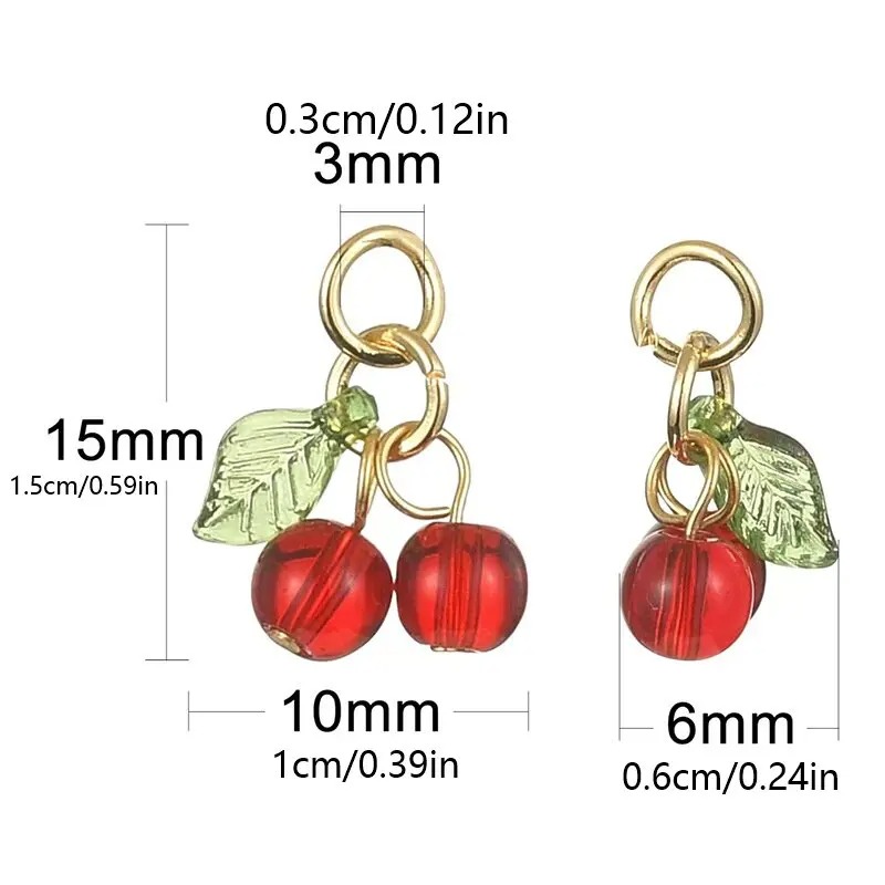 10 Pak 18X18Mm Liontin Akrilik - Women Accessories Pack ulasan dan harga