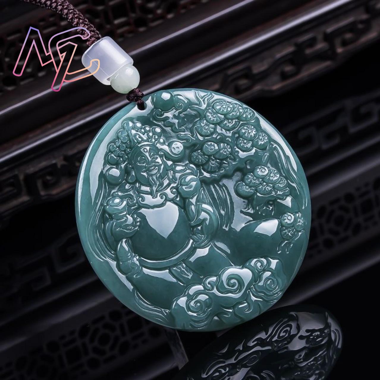 Liontin Jadeite Burma Dewa Kek - Women Accessories To Gift ulasan dan harga
