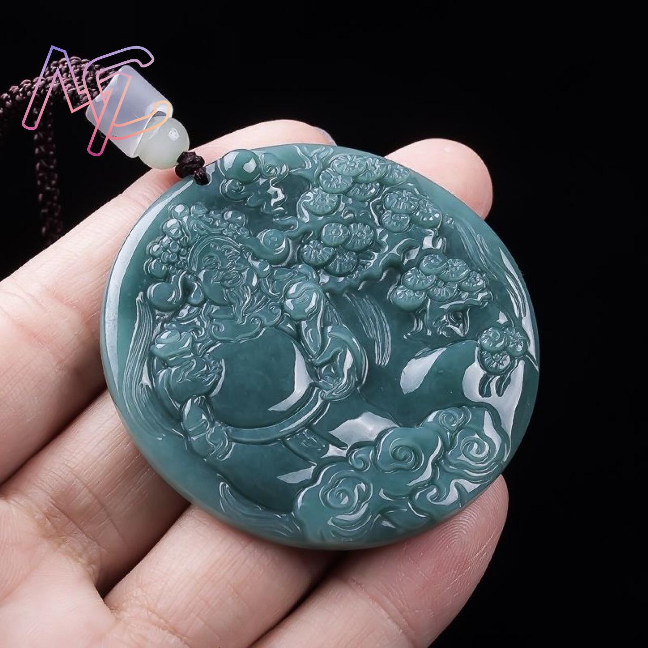 Liontin Jadeite Burma Dewa Kek - Women Accessories To Gift ulasan dan harga