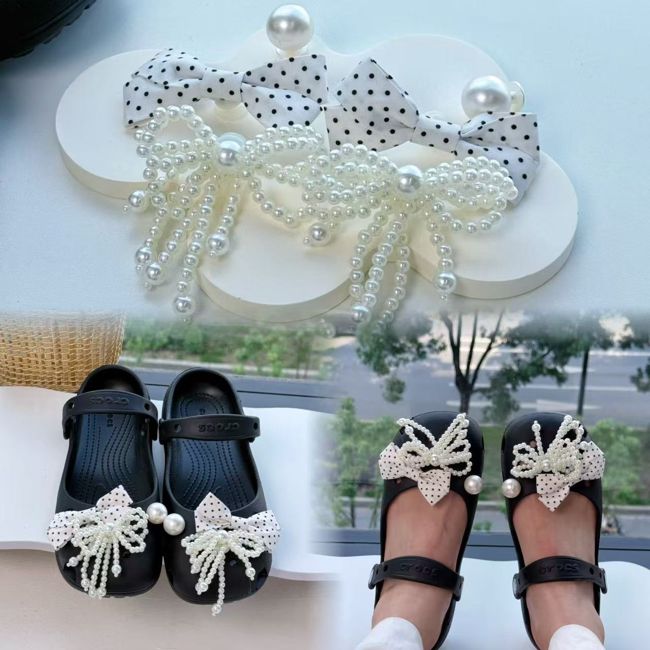 Set Hiasan Sepatu Original Wan - Women Accessories Pack ulasan dan harga