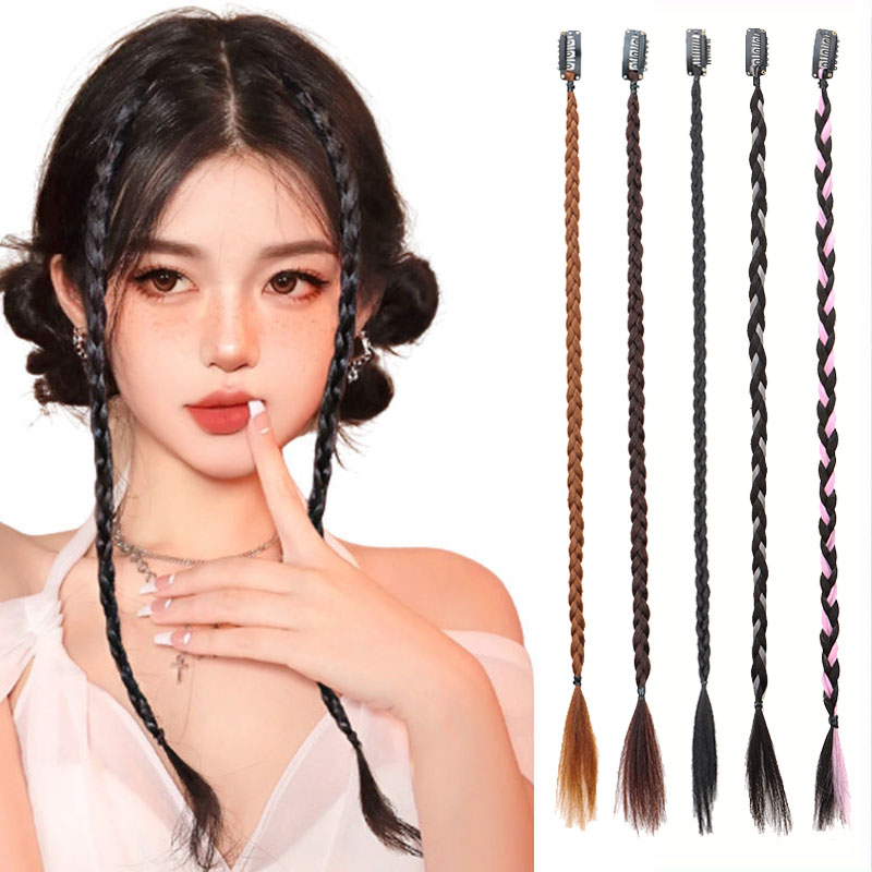 WIGSIN Wig kepang 2 buah sinte - Women Accessories Pack ulasan dan harga