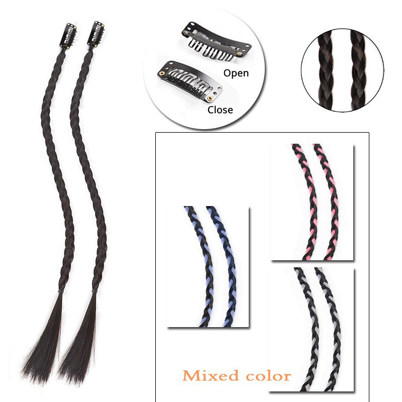 WIGSIN Wig kepang 2 buah sinte - Women Accessories Pack ulasan dan harga