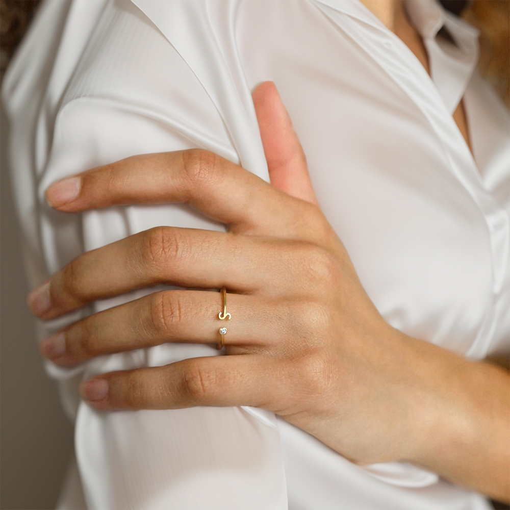 EMANCO Cincin Terbuka Kustom B - Wrap Ring Gold ulasan dan harga