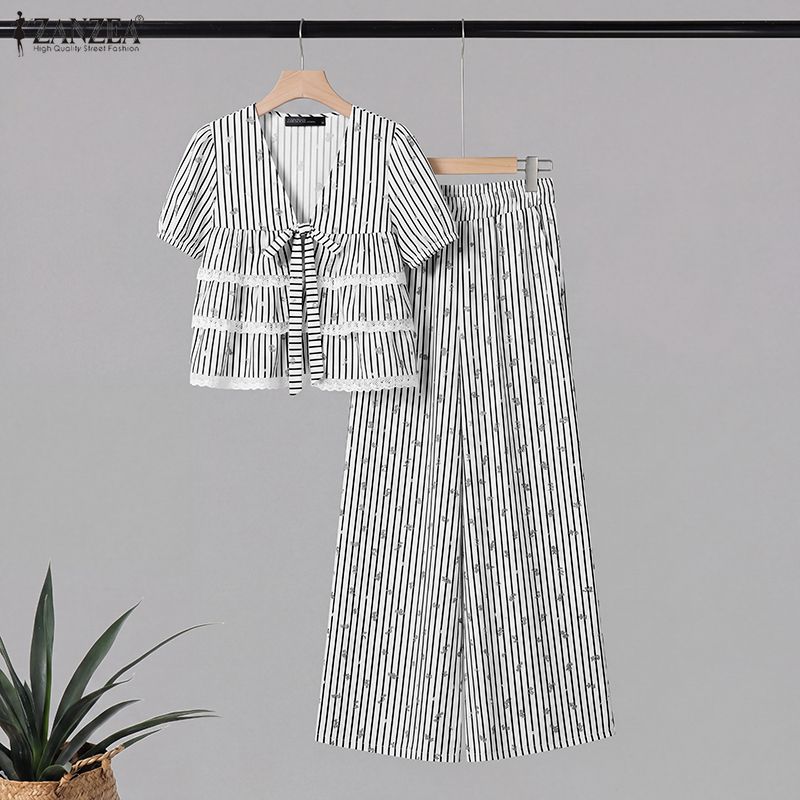 ZANZEA Set Celana 2 Potong Ber - Layered Necklace Set ulasan dan harga