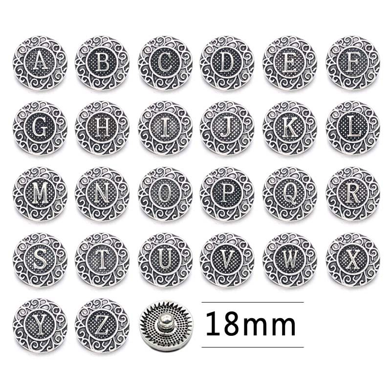 26 Huruf Alfabet Inggris 18mm  - Women Accessories In English ulasan dan harga