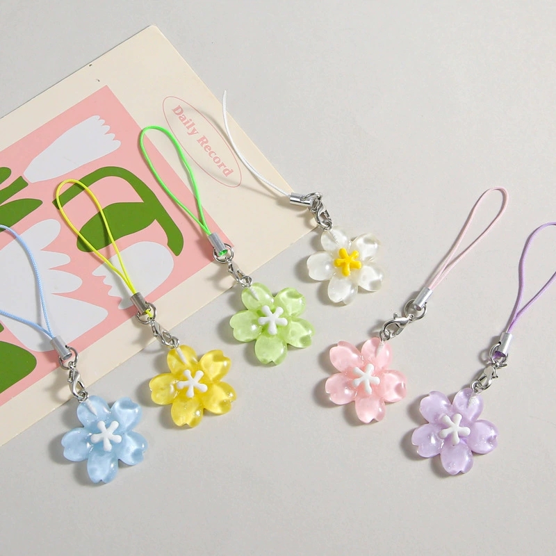 Rantai Ponsel Bunga Resin Warn - Women Accessories Pack ulasan dan harga