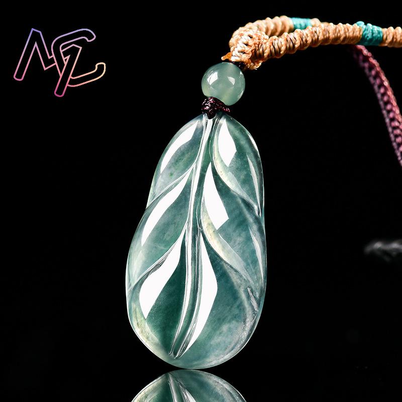Liontin Daun Giok Myanmar Hadi - Women Accessories To Gift ulasan dan harga