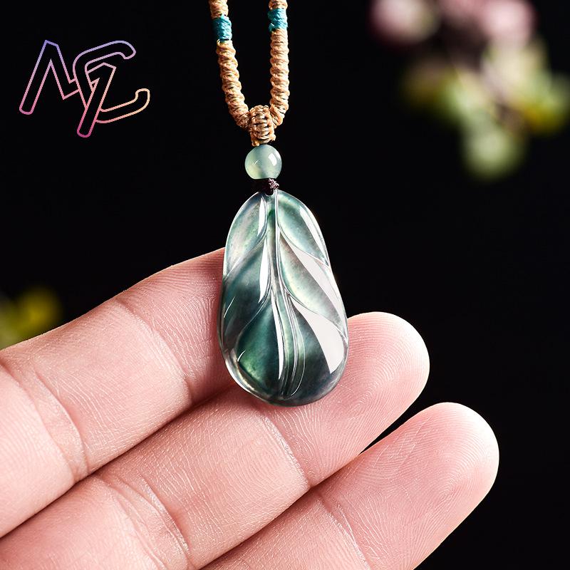 Liontin Daun Giok Myanmar Hadi - Women Accessories To Gift ulasan dan harga