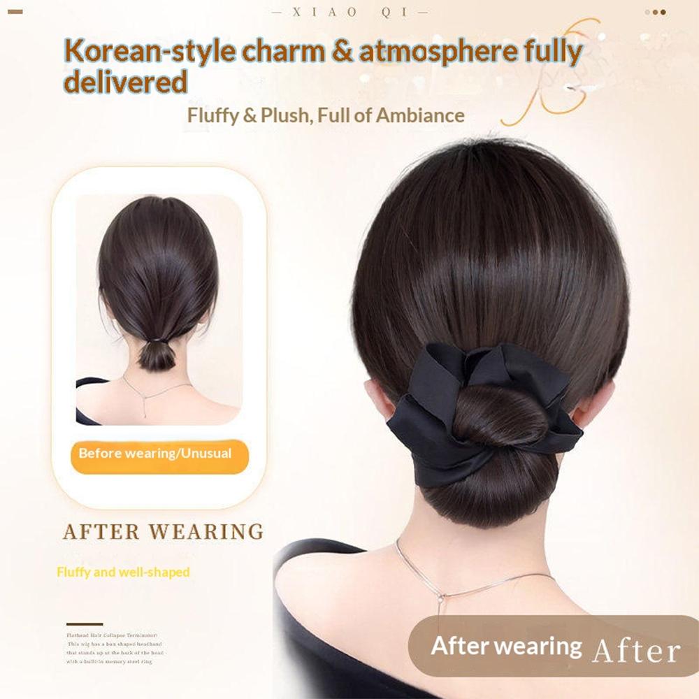 Rambut Sintetis Model Bun Rend - Women Accessories Pack ulasan dan harga