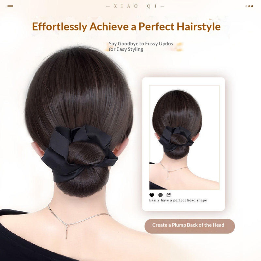 Rambut Sintetis Model Bun Rend - Women Accessories Pack ulasan dan harga
